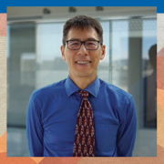 Image - the speaker and multicolored background